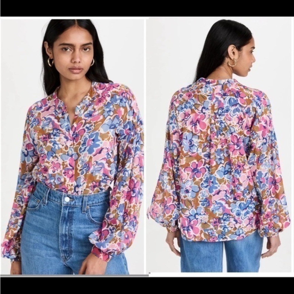 Banjanan Ella Flora Cotton Voile Shirt